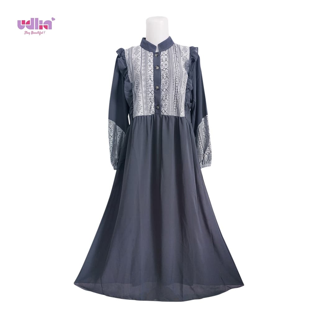 Elegant Long Sleeve Modest Dress 1