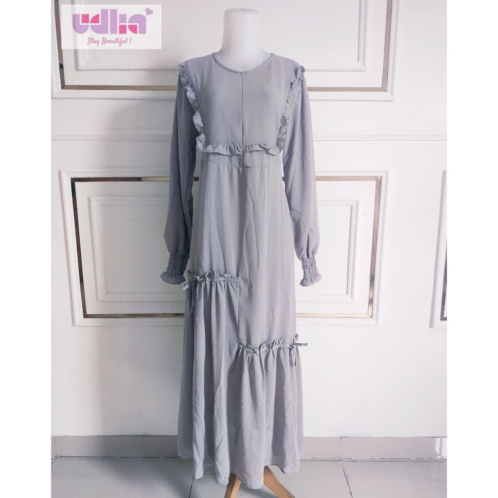 Elegant Long Sleeve Modest Dress 3
