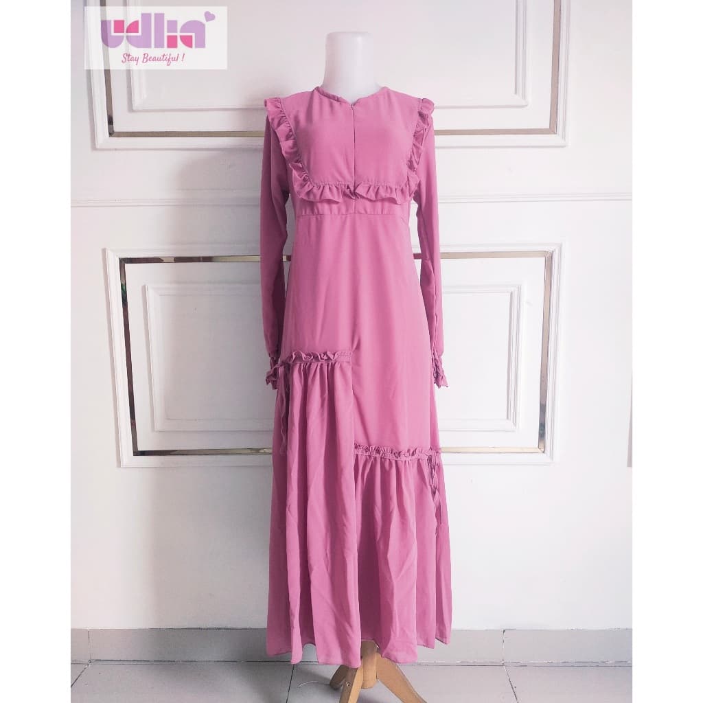 Elegant Long Sleeve Modest Dress 4