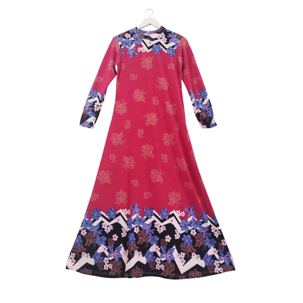 Formal Modest Dress with Subtle Patterns 4