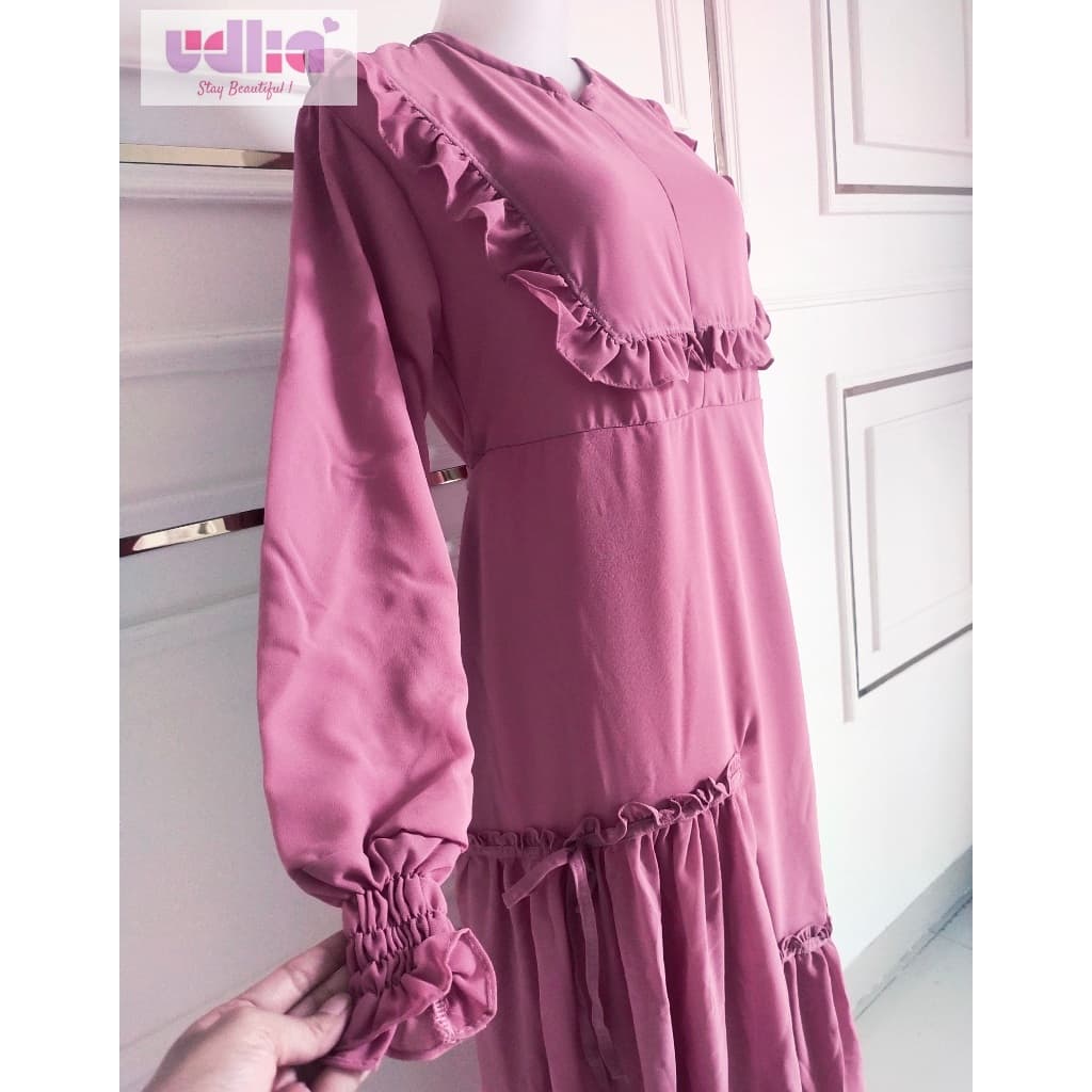 Elegant Long Sleeve Modest Dress 7