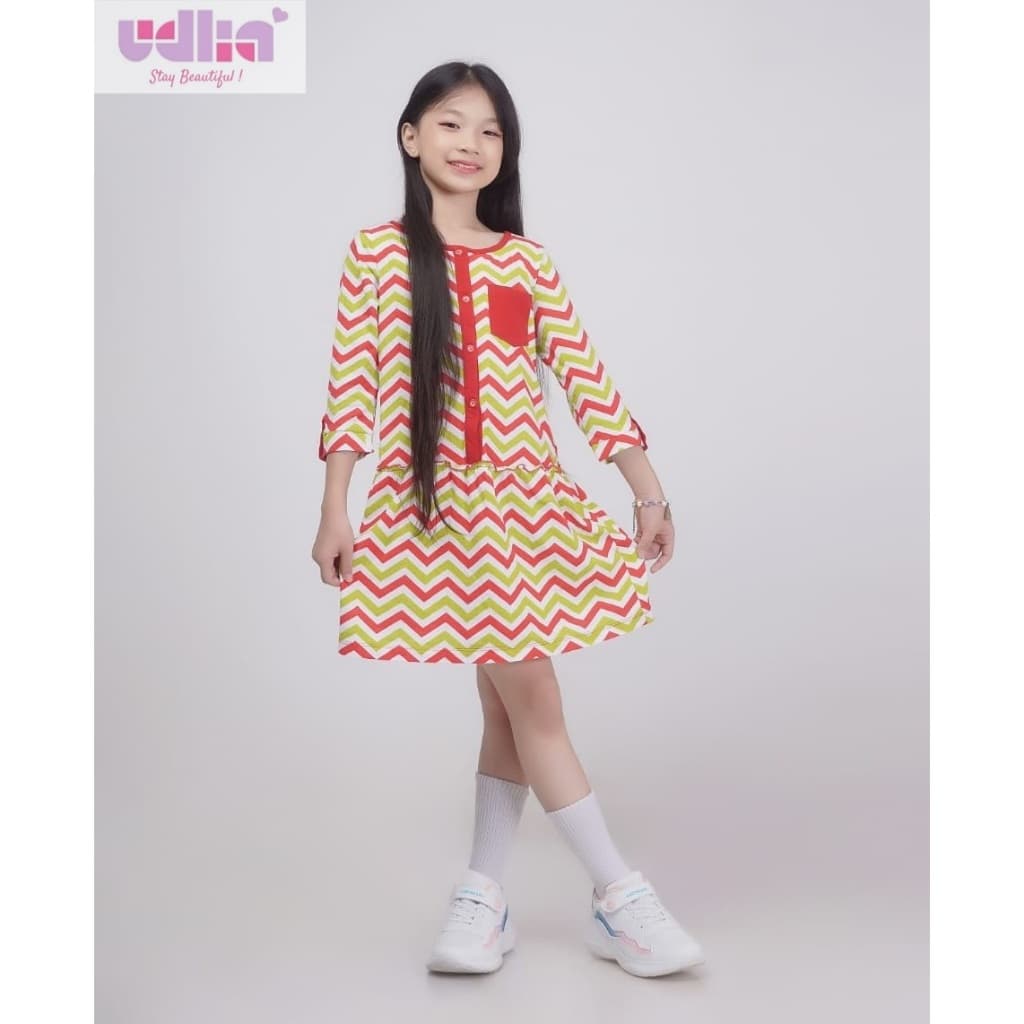 Stylish Modest Dress with Contemporary Design 1