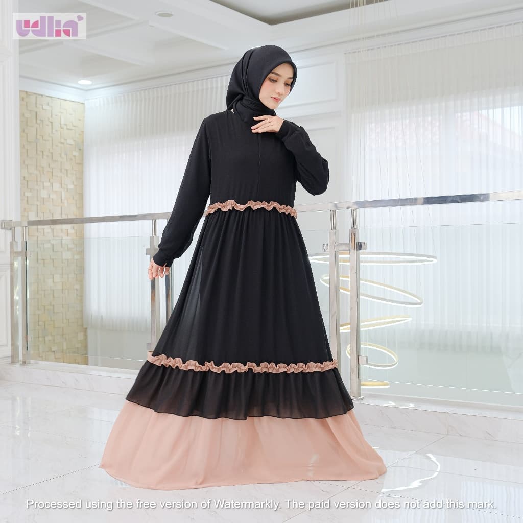 Premium Long Dress with Modest Sleeves 16