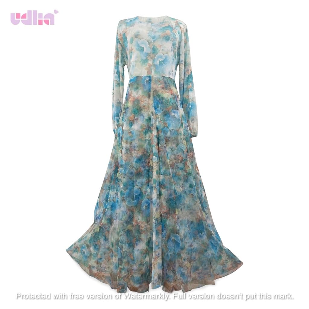 Premium Long Dress with Modest Sleeves 5